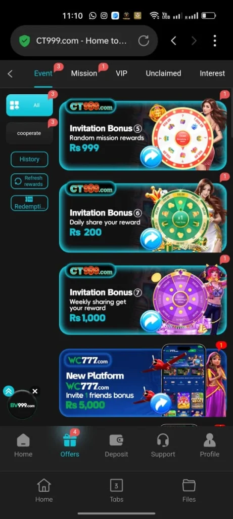 CT999 Game Lucky Wheels